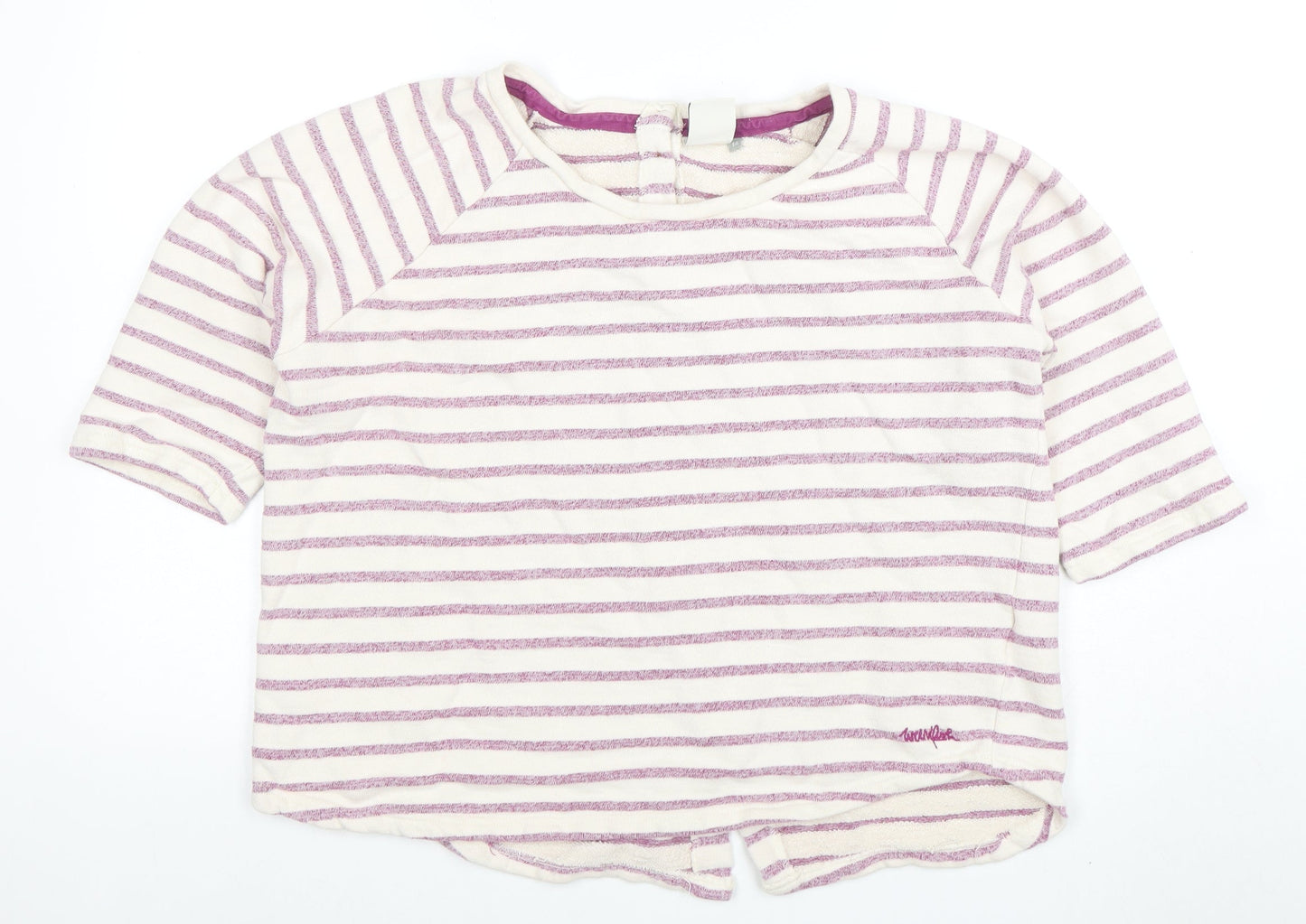 Womens UK Size 14 Weird Fish Pink Basic T-Shirt