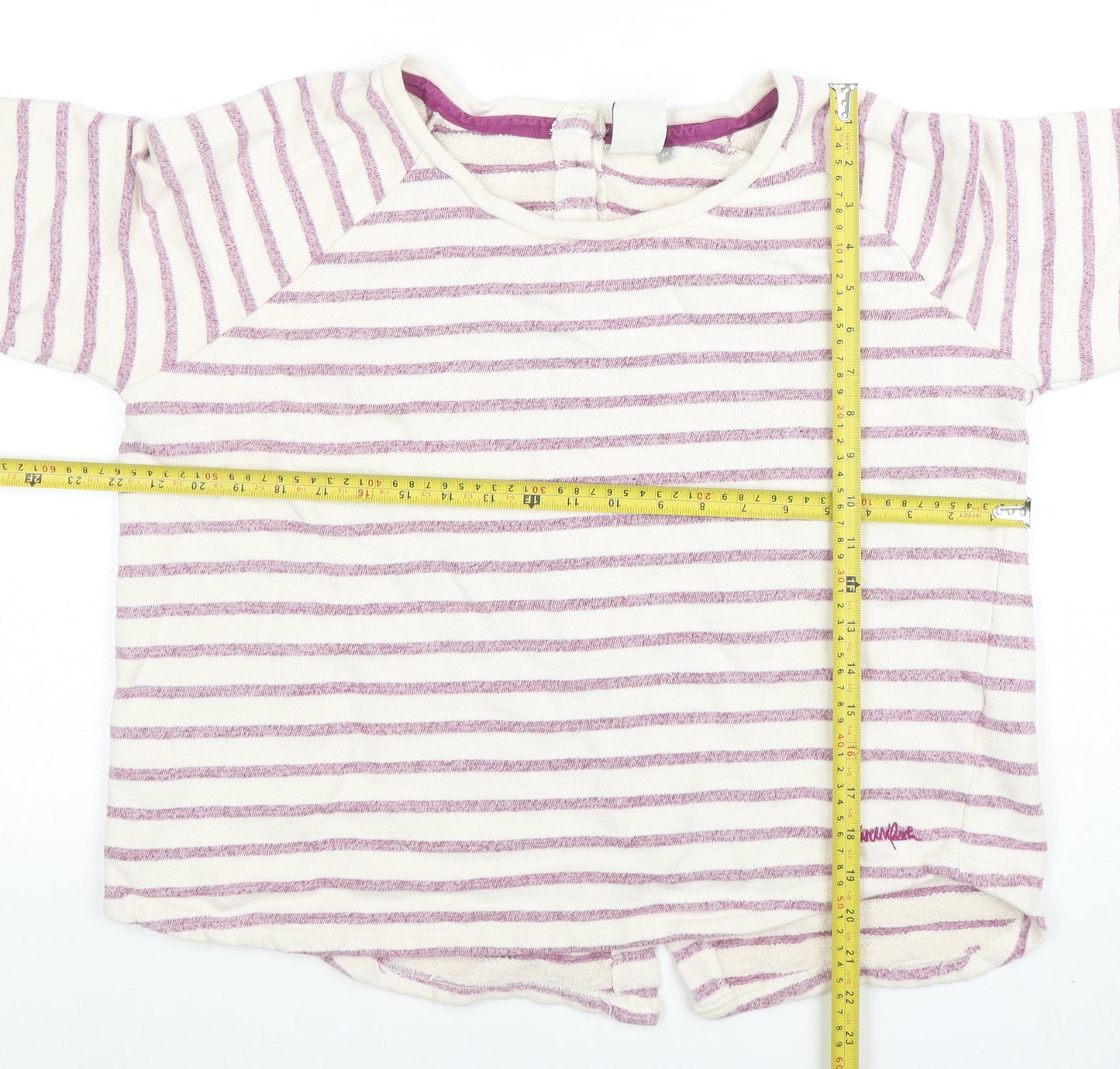 Womens UK Size 14 Weird Fish Pink Basic T-Shirt