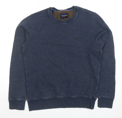 Mens UK Size S Tecdor Blue Pullover Sweatshirt