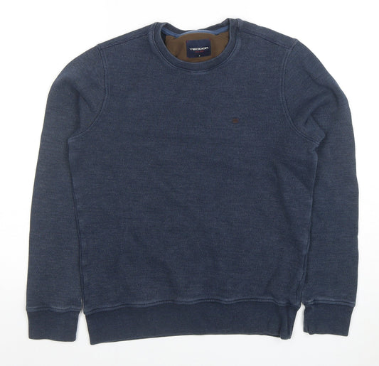 Mens UK Size S Tecdor Blue Pullover Sweatshirt