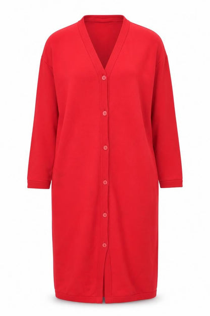 Womens UK Size 10-12 Marks and Spencer Red Cardigan Jumper