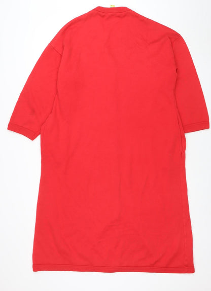 Womens UK Size 10-12 Marks and Spencer Red Cardigan Jumper