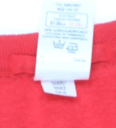 Womens UK Size 10-12 Marks and Spencer Red Cardigan Jumper