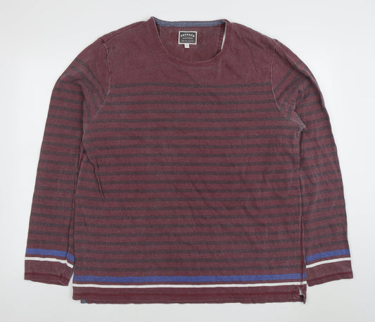 Mens UK Size XL FatFace Red Pullover Sweatshirt