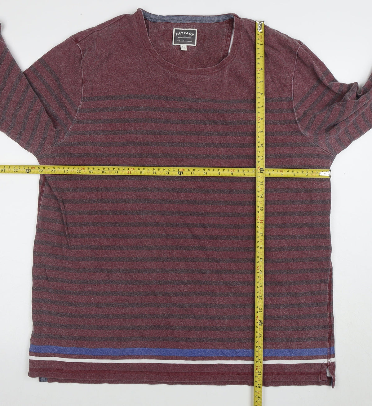 Mens UK Size XL FatFace Red Pullover Sweatshirt