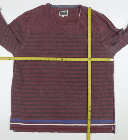 Mens UK Size XL FatFace Red Pullover Sweatshirt