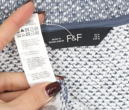 Womens UK Size M F&F Grey Basic Jacket