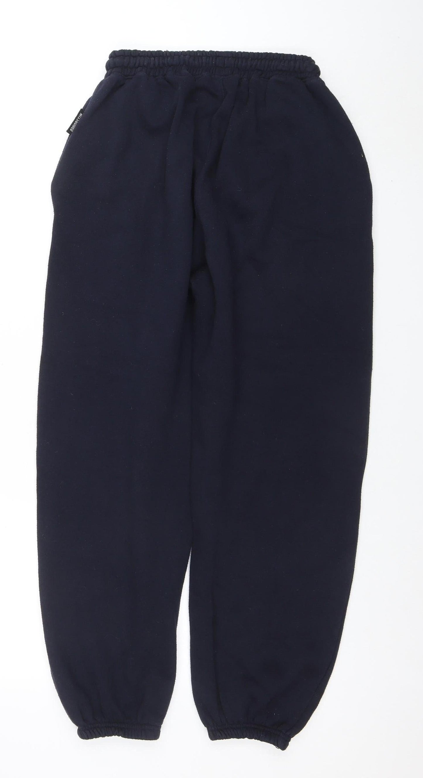 Womens UK Size 8 Playboy x Missguided Regular Fit Jogger Blue Trousers