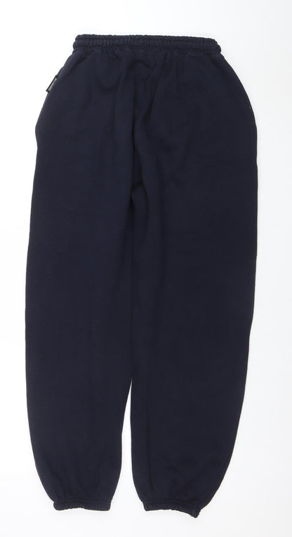 Womens UK Size 8 Playboy x Missguided Regular Fit Jogger Blue Trousers