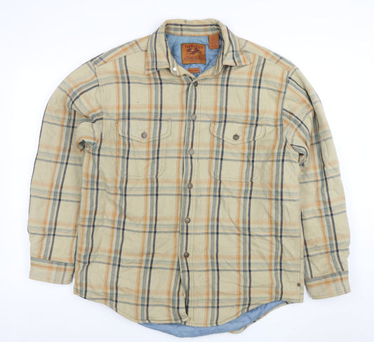 Mens UK Size M Van Heusen Beige Shirt Jacket