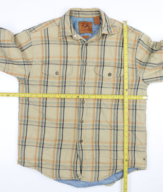 Mens UK Size M Van Heusen Beige Shirt Jacket