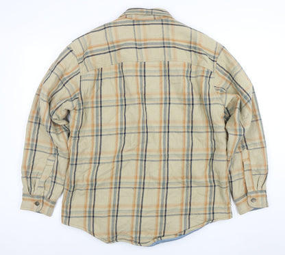 Mens UK Size M Van Heusen Beige Shirt Jacket