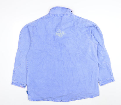 Womens UK Size XL Off The Beaten Track Blue Pullover Sweatshirt