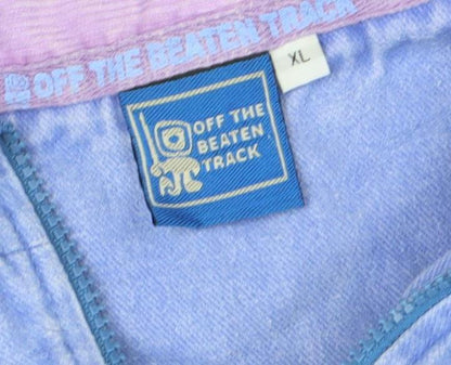 Womens UK Size XL Off The Beaten Track Blue Pullover Sweatshirt