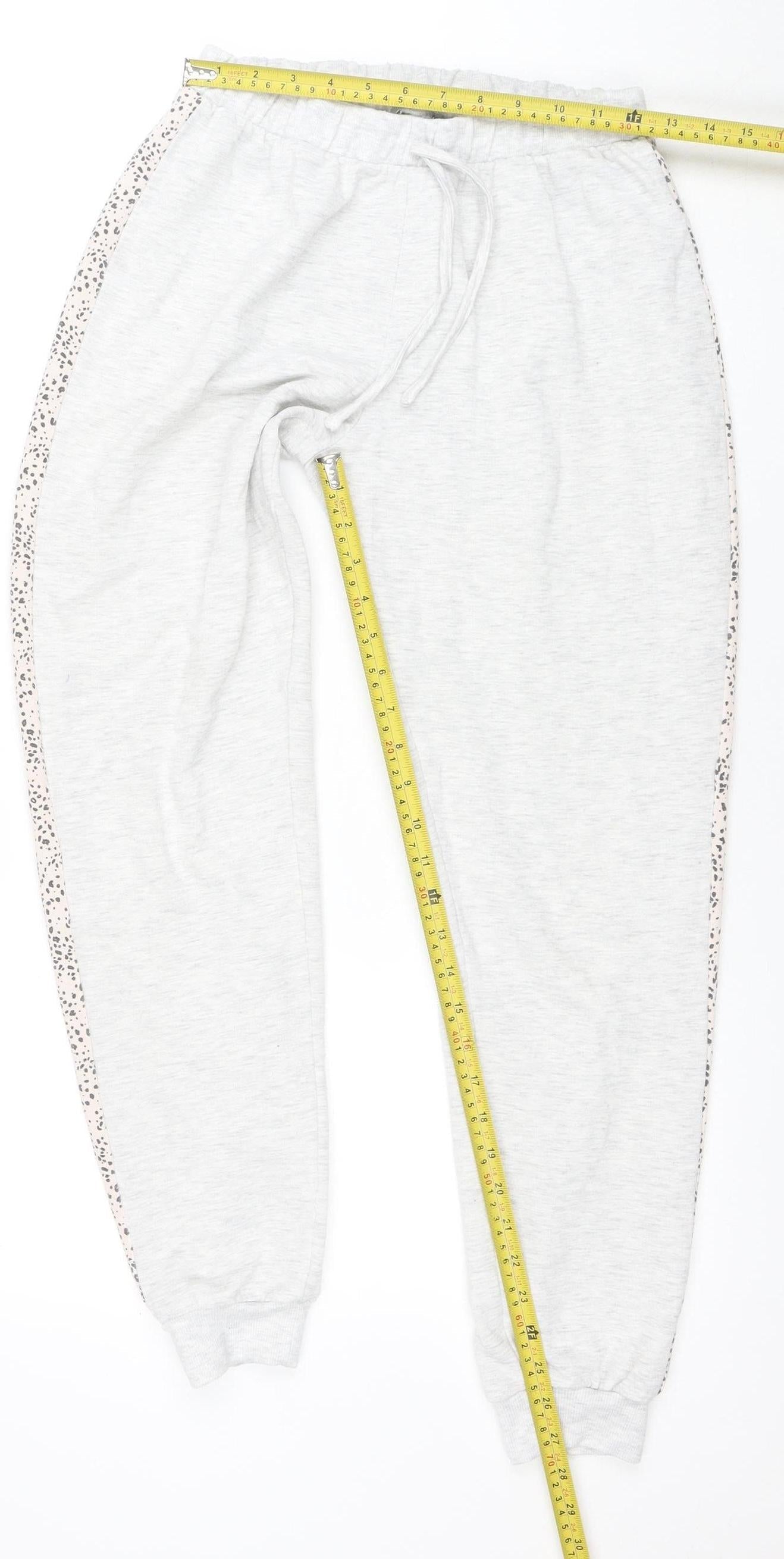 Womens UK Size 10 New Look Regular Fit Jogger Beige Trousers