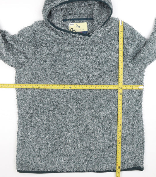 Womens UK Size M Crane Grey Pullover Hoodie