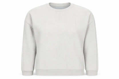 Womens UK Size XS Ninmeen Seventyseven Paris Grey Pullover Sweatshirt
