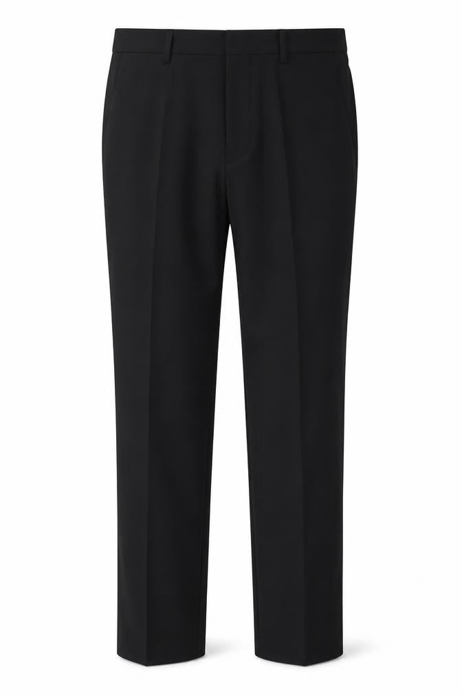 Mens UK Size L Topman Slim Fit Business Formal Black Trousers