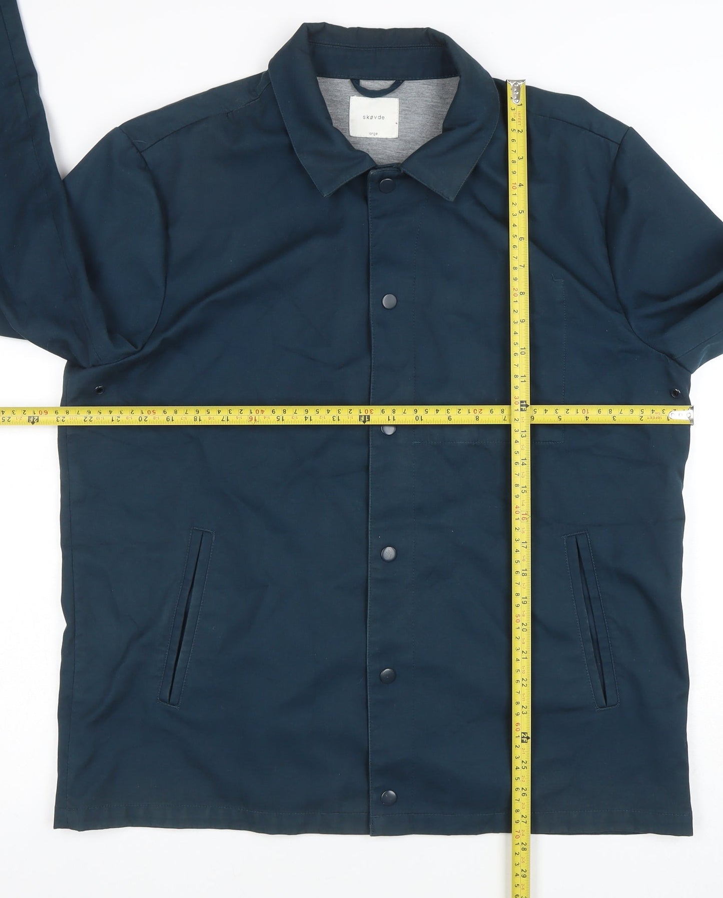 Mens UK Size L skovde Blue Basic Jacket