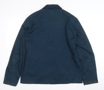 Mens UK Size L skovde Blue Basic Jacket