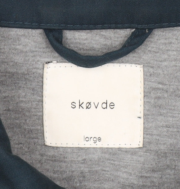 Mens UK Size L skovde Blue Basic Jacket