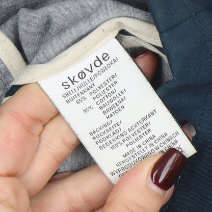 Mens UK Size L skovde Blue Basic Jacket