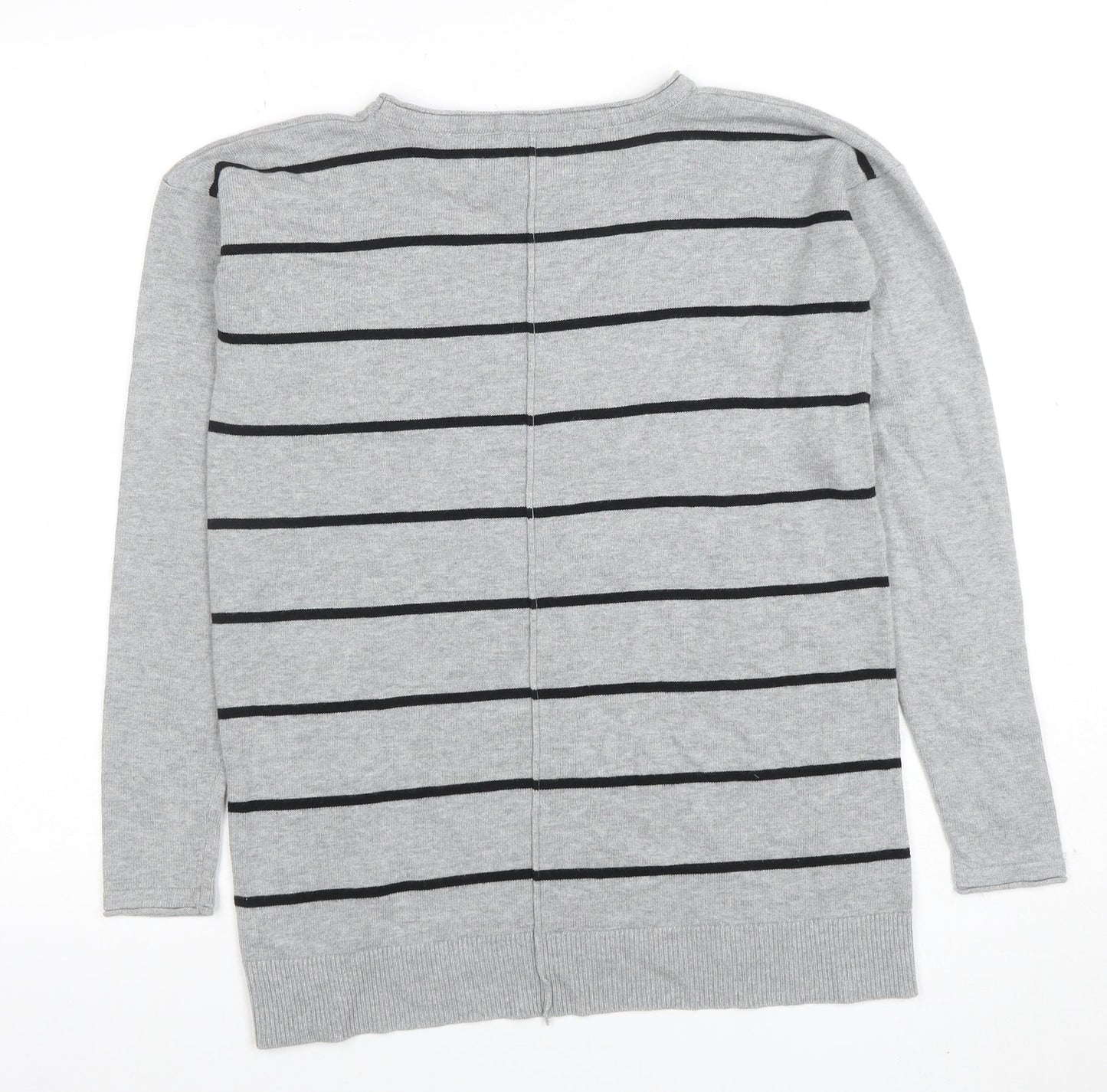 Womens UK Size XS FOREVER 21 Grey Pullover Jumper