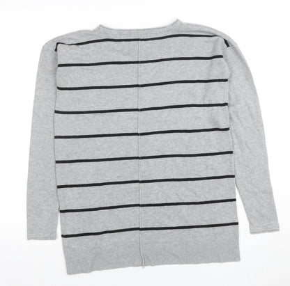 Womens UK Size XS FOREVER 21 Grey Pullover Jumper