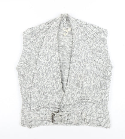 Womens UK Size 14 Zingara Grey Vest Jumper