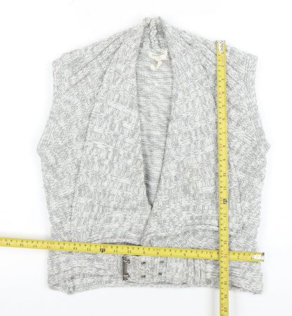 Womens UK Size 14 Zingara Grey Vest Jumper