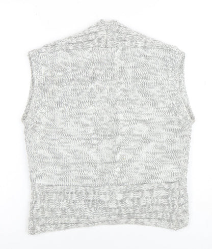 Womens UK Size 14 Zingara Grey Vest Jumper