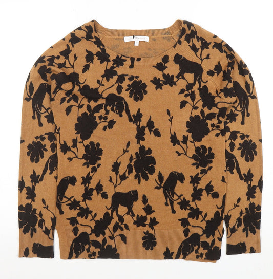Womens UK Size 6 NEXT Brown Pullover Jumper