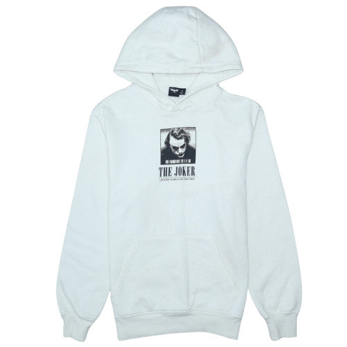 Mens UK Size S Primark White Pullover Hoodie