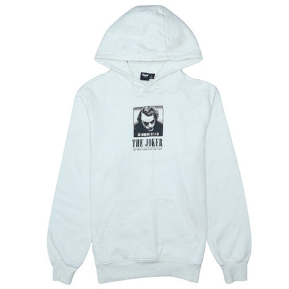 Mens UK Size S Primark White Pullover Hoodie