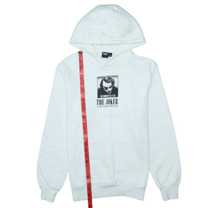 Mens UK Size S Primark White Pullover Hoodie