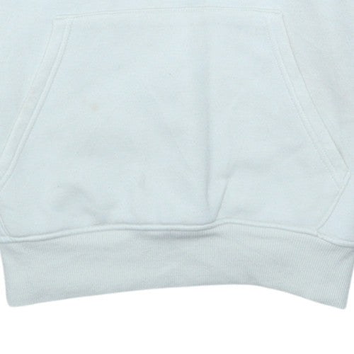 Mens UK Size S Primark White Pullover Hoodie