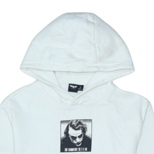 Mens UK Size S Primark White Pullover Hoodie