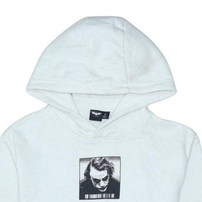 Mens UK Size S Primark White Pullover Hoodie
