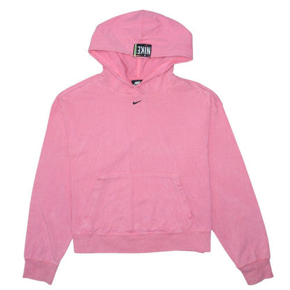 Womens UK Size S Nike Pink Pullover Hoodie