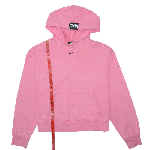 Womens UK Size S Nike Pink Pullover Hoodie
