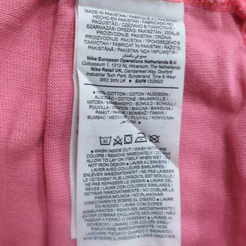 Womens UK Size S Nike Pink Pullover Hoodie