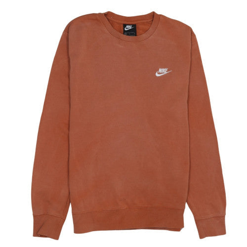 Mens UK Size S Nike Brown Pullover Sweatshirt