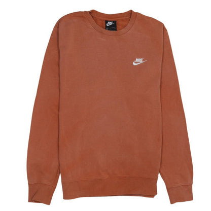 Mens UK Size S Nike Brown Pullover Sweatshirt