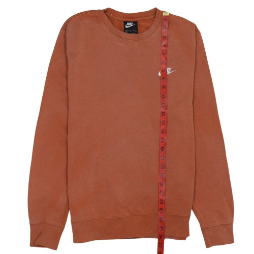 Mens UK Size S Nike Brown Pullover Sweatshirt