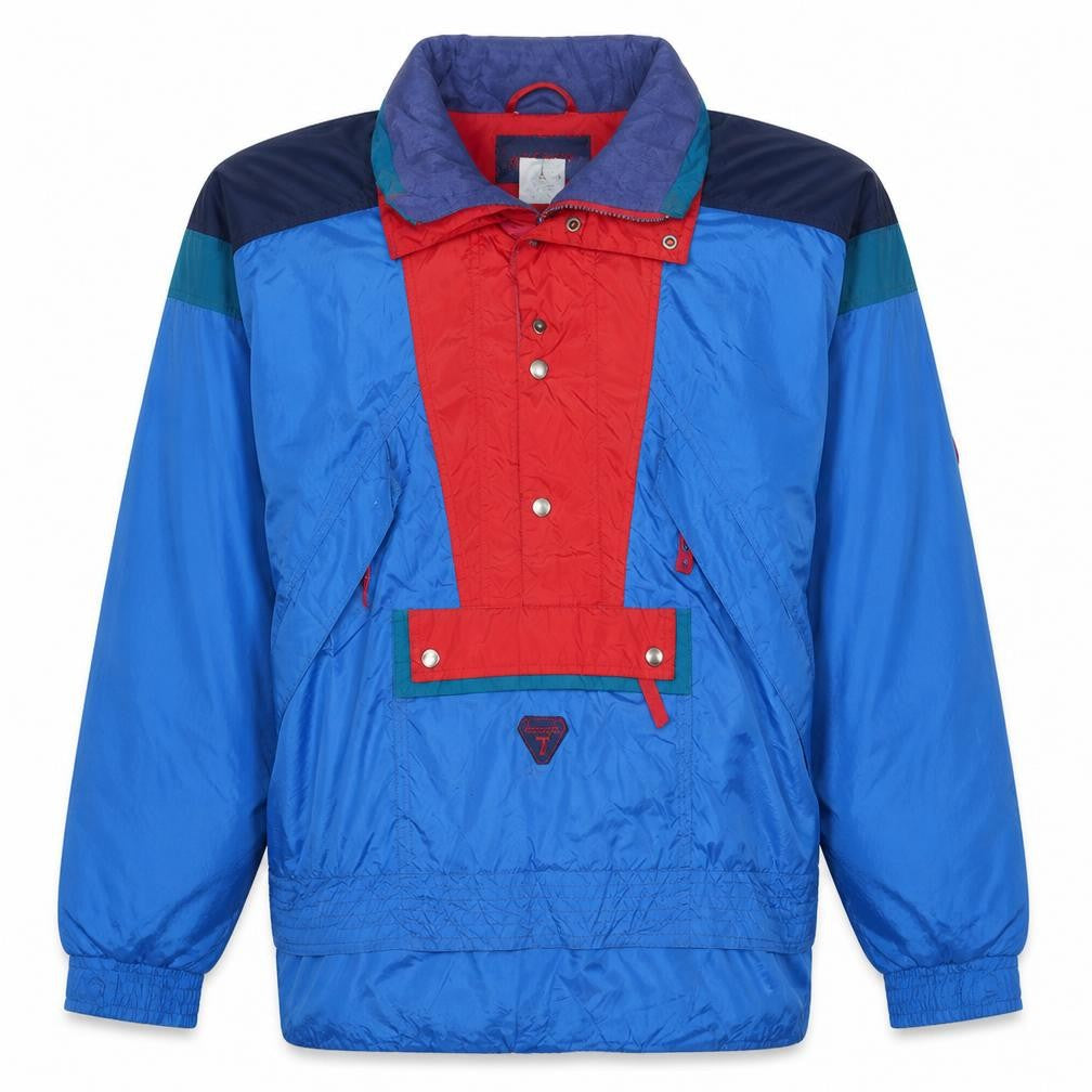 Mens UK Size M Degre 7 Blue Anorak Coat