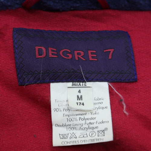 Mens UK Size M Degre 7 Blue Anorak Coat