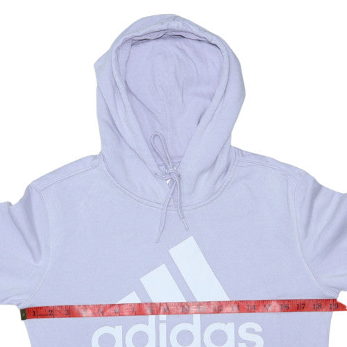 Womens UK Size S adidas Purple Pullover Hoodie