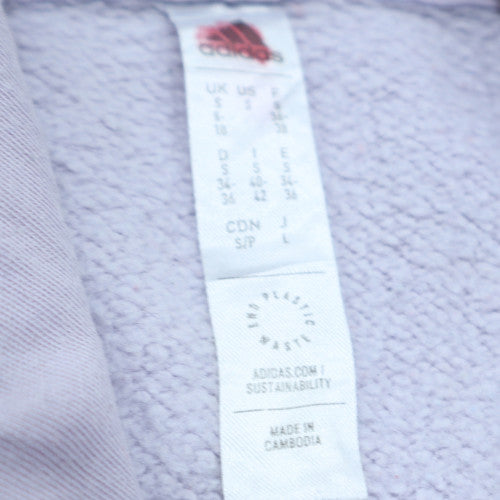 Womens UK Size S adidas Purple Pullover Hoodie