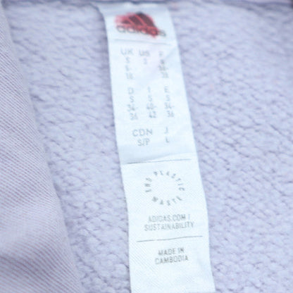 Womens UK Size S adidas Purple Pullover Hoodie