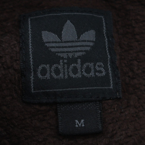 Mens UK Size M adidas Brown Pullover Hoodie